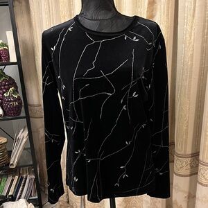 Elegant Black and gold Women's Top